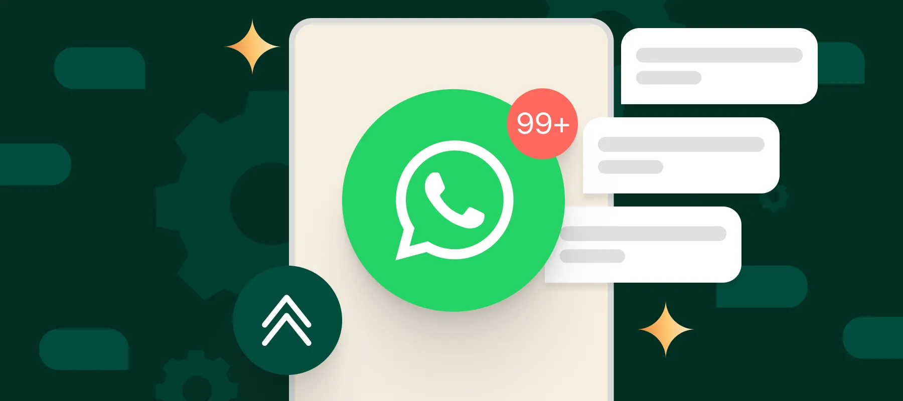 Easily manage WhatsApp account growth: Use the WhatsApp customer acquisition system for greater efficiency.